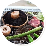BBQにはマッシュルームを一緒どうぞ！